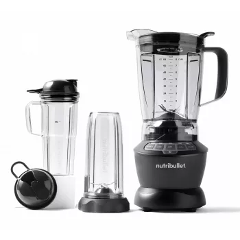 Stalo blenderis NUTRIBULLET NBF500DG — 1,9 L dubuo, 1200 W, ledo smulkinimas, sidabrinis