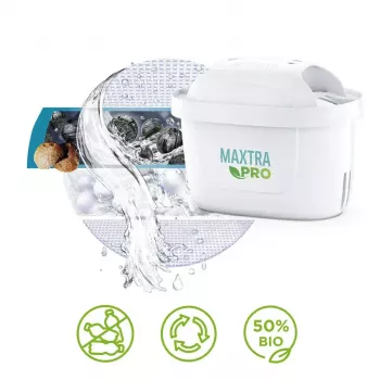 Vandens filtro kasetės BRITA MX+ Pro Pure Performance pakaitinis rinkinys – 6 vnt., MAXTRA technologija, 150 L talpa, 1 mėnesio tarnavimo laikas