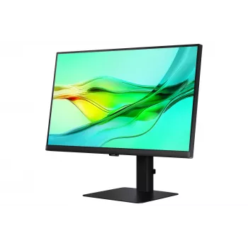 24 colių Quad HD LCD monitorius Samsung S60UD LS24D600UAUXEN — 2560×1440, IPS, 5 ms, USB-C PD 90W, USB 3.2 šakotuvas, VESA