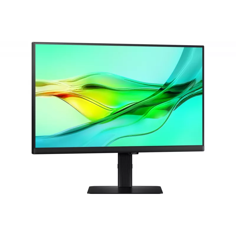 24 colių Quad HD LCD monitorius Samsung S60UD LS24D600UAUXEN — 2560×1440, IPS, 5 ms, USB-C PD 90W, USB 3.2 šakotuvas, VESA