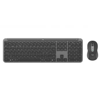 LOGITECH Signature Slim Combo MK950 – belaidė klaviatūra ir pelė, grafitas, QWERTY Danų/ Suomių/ Norvegų/ Švedų