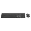 Logitech MK950 Signature for Business klaviatūros ir pelės rinkinys belaidis Bluetooth QWERTZ vokiškas išdėstymas grafitas