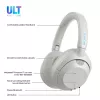 Ausinės Sony WH-ULT WEAR monauralinės, laidinės ir Bluetooth 5.2, ANC, 50h veikimo (ANC išjungtas), USB-C įkrovimas, baltos