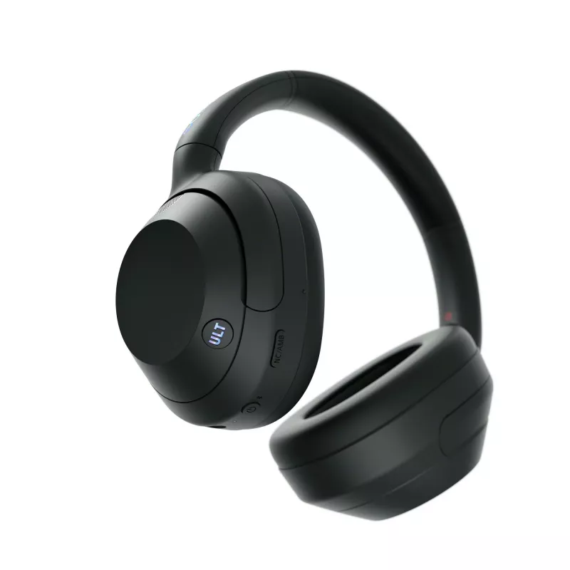 Ausinės Sony ULT WEAR monaural USB/Bluetooth 5.2, ANC, 30–50 h baterija, 3,5 mm, USB-C įkrovimas, 255 g