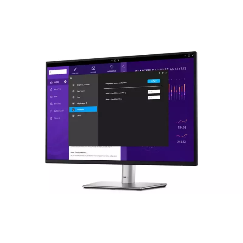 DELL Pro Plus P2425 monitor 61,1 cm (24,1 colio) 1920 x 1200 pikselių WUXGA LCD juodas