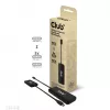 CLUB3D CSV-1548 USB-C 4 prievadų 10G duomenų šakotuvas su PD3.0 įkrovimu, juodas