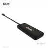 CLUB3D CSV-1548 USB-C 4 prievadų 10G duomenų šakotuvas su PD3.0 įkrovimu, juodas