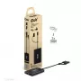 Vaizdo skirstytuvas Club 3D CSV-1478 USB Type-C (su USB-A adapteriu) į du DisplayPort 4K60Hz, juodas