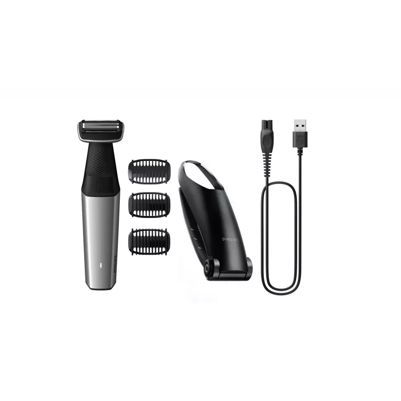 Philips BODYGROOM Series 5000 BG5021/15 – vandeniui atsparus tarpvietės ir kūno trimeris