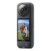 Veiksmo kamera Insta360 X4 — 72 MP, 8K (7680×3840) CMOS, 1/2 colio sensorius, įmontuotas ekranas, Wi‑Fi, 120 kadrų/s, MicroSD, 602 g, juoda