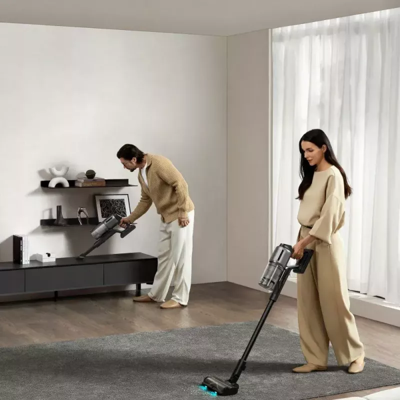Belaidis siurblys Dreame Z30 2-in-1 lazdinis, sausas, HEPA, be maišelio, 0,6 l, juodas, 3,2 Ah