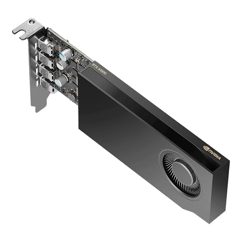 PNY NVIDIA RTX A1000 – 8 GB GDDR6 Low Profile 4x mDisplayPort 1.4a