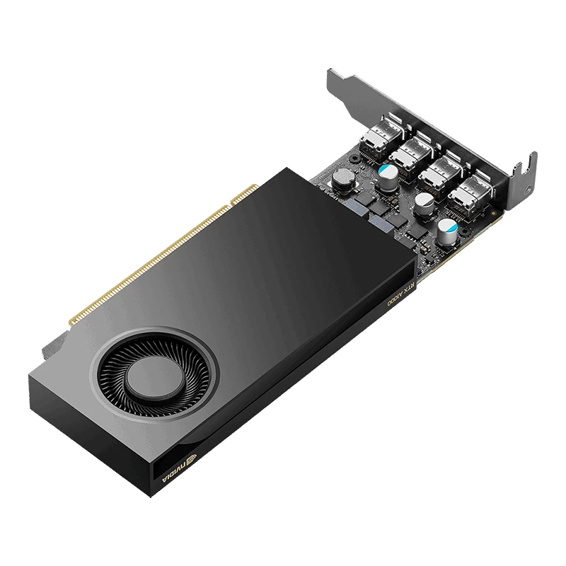 PNY NVIDIA RTX A1000 – 8 GB GDDR6 Low Profile 4x mDisplayPort 1.4a