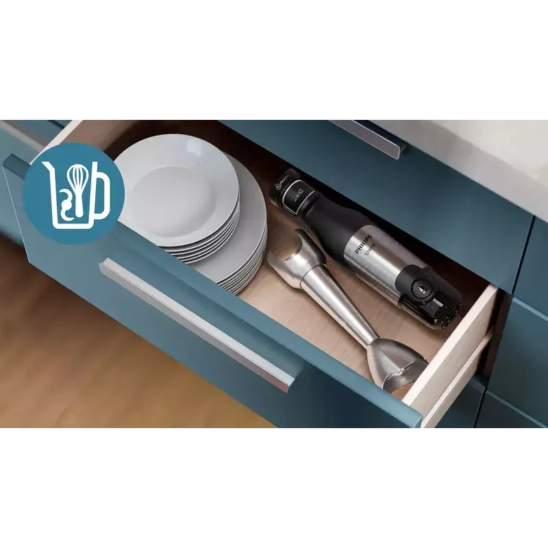 Panardintuvas Philips 5000 serijos HR2684/00 Juodas Nerūdijantis plienas
