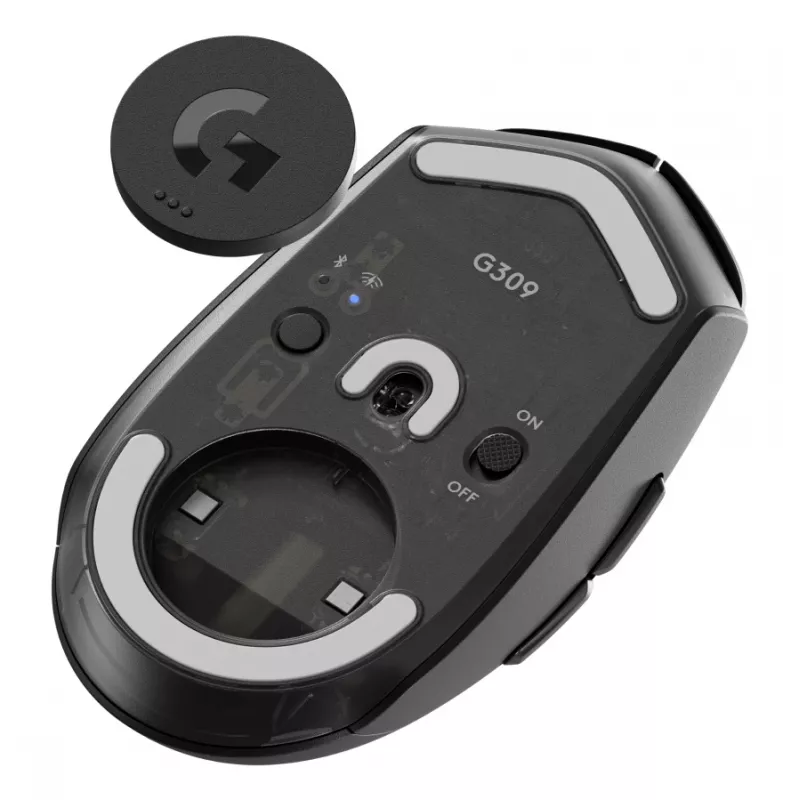 LOGITECH G309 Lightspeed belaidė žaidimų pelė juoda (910-007200)