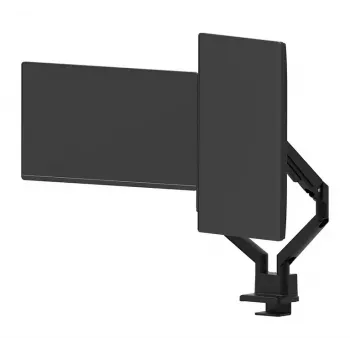 Neomounts DS70-250BL2 dviejų monitorių stalinis laikiklis su dujine spyruokle, 9 kg, 17–32 col.