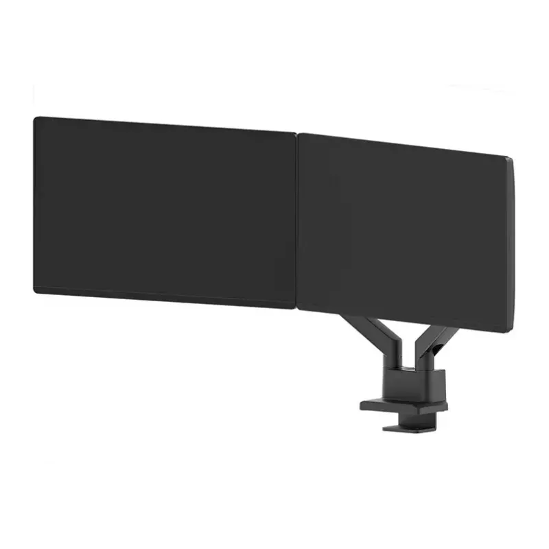 Neomounts DS70-250BL2 dviejų monitorių stalinis laikiklis su dujine spyruokle, 9 kg, 17–32 col.