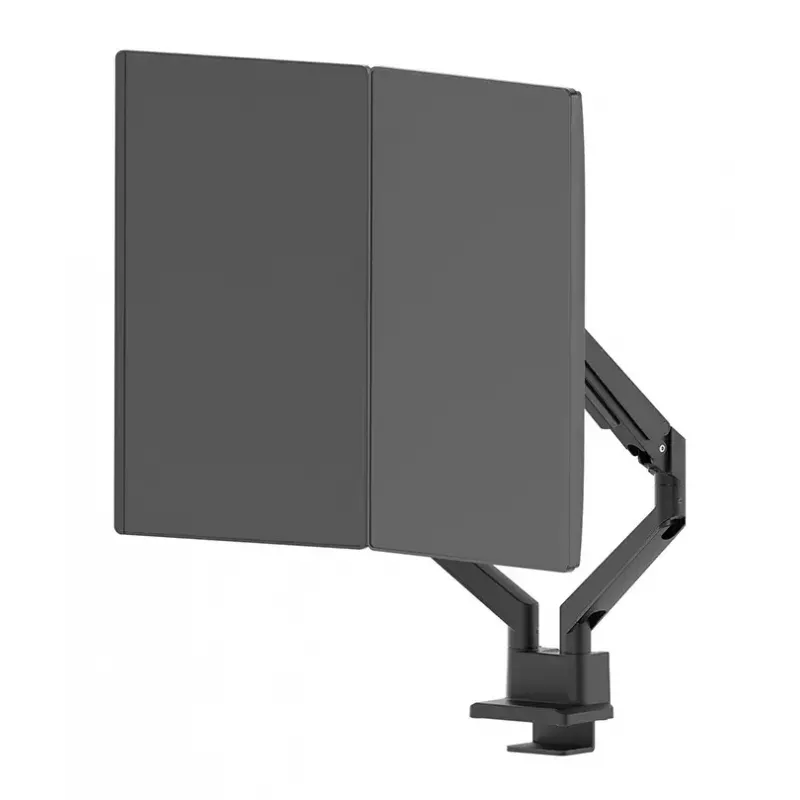 Neomounts DS70-250BL2 dviejų monitorių stalinis laikiklis su dujine spyruokle, 9 kg, 17–32 col.