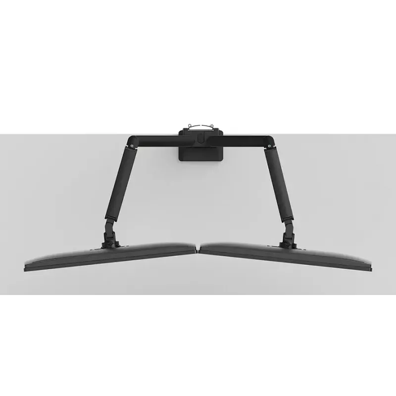Neomounts DS70-250BL2 dviejų monitorių stalinis laikiklis su dujine spyruokle, 9 kg, 17–32 col.