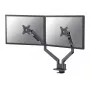 Neomounts DS70-250BL2 dviejų monitorių stalinis laikiklis su dujine spyruokle, 9 kg, 17–32 col.