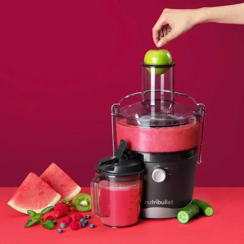 NutriBullet NBJ100G sulčių spaudimo aparatas 800 W, juodas, pilkas
