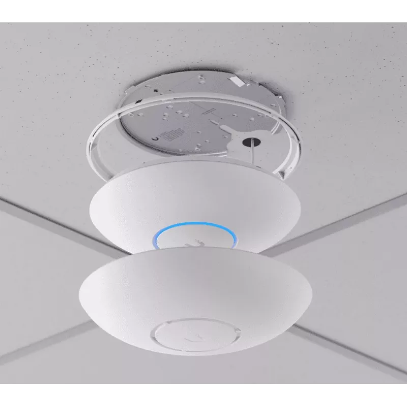 Apsauginis gaubtas belaidžiam prieigos taškui UBIQUITI UACC-U7-Cover, skirtas U7-Pro, 2,4 GHz, 802.11ac, polikarbonatas, baltas, 217,4×48,3×217,4 mm