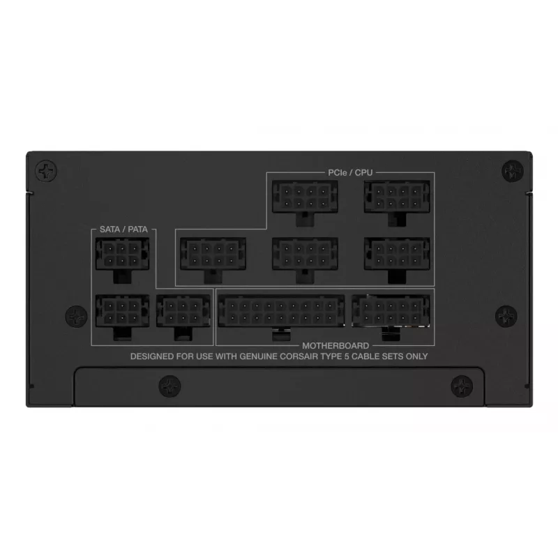 Maitinimo blokas CORSAIR CP-9020256-EU, 850 W, 24-pin ATX, 80 PLUS Gold, 140 mm ventiliatorius, juodas