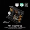Maitinimo blokas CORSAIR CP-9020256-EU, 850 W, 24-pin ATX, 80 PLUS Gold, 140 mm ventiliatorius, juodas