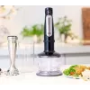 Braun MQ 7035X Panardinis blenderis 0,6 L 1000 W Juodas, satino plienas