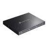 TP-Link Omada SG3452XMPP valdomas L2+ tinklo jungiklis, 48 prievadų PoE, Gigabit Ethernet (10/100/1000), 1U, juodas