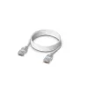 Tinklo jungiamasis kabelis UBIQUITI UACC-Cable-Patch-EL-1M-W — Cat6, 1 m, 2.5 GbE, PoE++ (4PPoE), permatomas, RJ-45 kištukas–kištukas