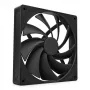 NZXT F140Q 140 mm korpuso ventiliatorius juodas tyliai