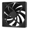 NZXT F140Q 140 mm korpuso ventiliatorius juodas tyliai