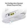 TP-Link TL-MR105 300 Mbps belaidis N 4G LTE maršrutizatorius, Wi-Fi 4 (802.11n), vieno dažnio juosta (2,4 GHz), Ethernet LAN, 4G, baltas