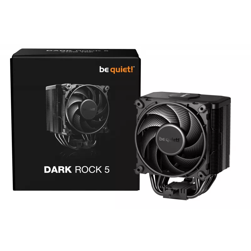 be quiet! DARK ROCK 5 procesoriaus oro aušintuvas 12 cm juodas 1 vnt.
