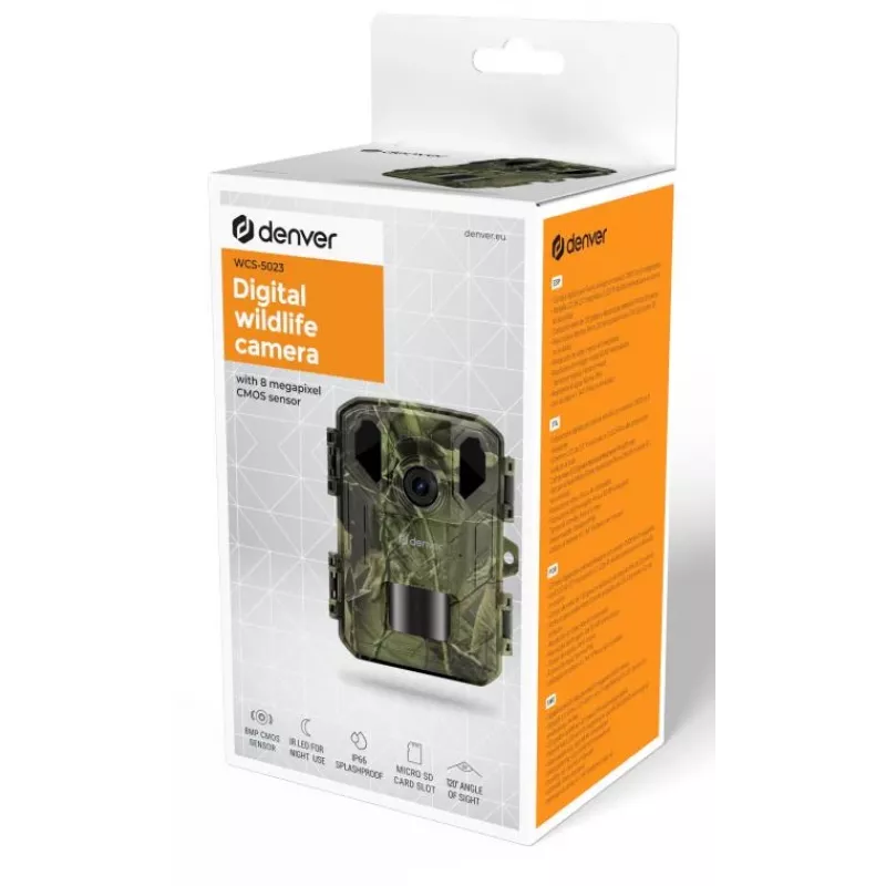 DENVER ELECTRONICS WCS-5023 Laukinės gamtos kameros 8 MP maskuojanti