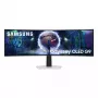 49 colių OLED lenktas monitorius Samsung S49DG934SU — 5120×1440 Dual QHD, 32:9, 0,03 ms, USB šakotuvas, VESA, aukščio reguliavimas, sidabrinis