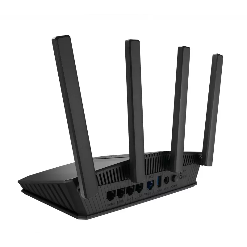 ASUS RT-BE58U V2 belaidis maršrutizatorius 2.5 Gigabit Ethernet dviejų juostų (2,4 GHz / 5 GHz) Juodas