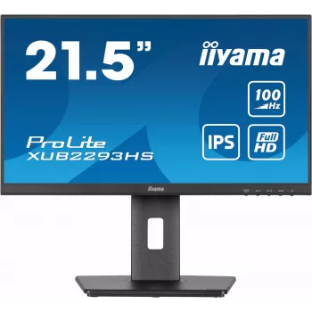 Monitorius iiyama ProLite XUB2293HS-B6 54,6 cm (21,5 colio) 1920 x 1080 pikselių Full HD LED Juodas