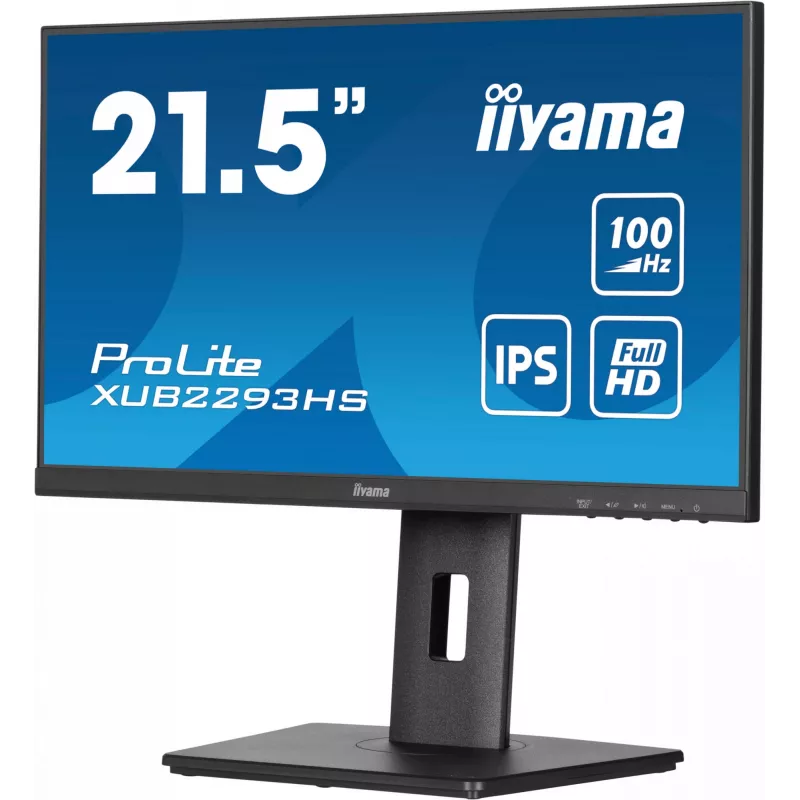 Monitorius iiyama ProLite XUB2293HS-B6 54,6 cm (21,5 colio) 1920 x 1080 pikselių Full HD LED Juodas