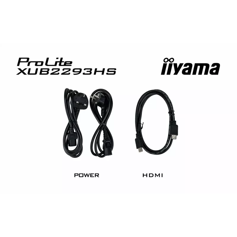 Monitorius iiyama ProLite XUB2293HS-B6 54,6 cm (21,5 colio) 1920 x 1080 pikselių Full HD LED Juodas