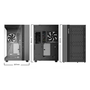PC korpusas be quiet! LIGHT BASE 900 FX Full Tower Juodas