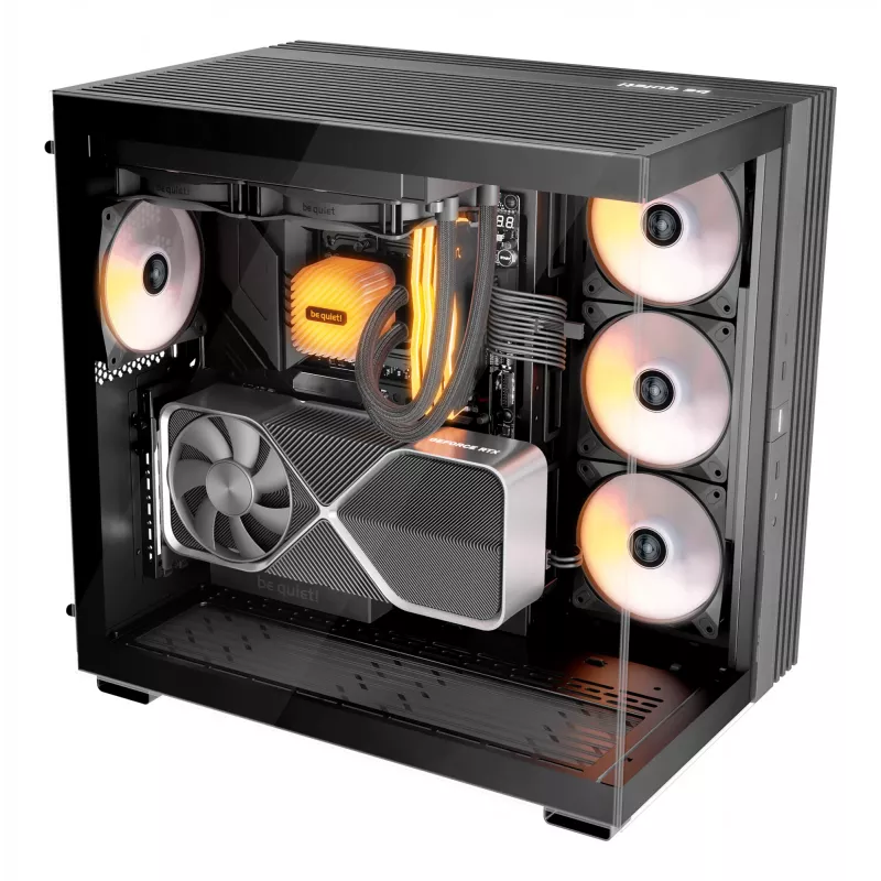 PC korpusas be quiet! LIGHT BASE 600 LX Midi Tower juodas