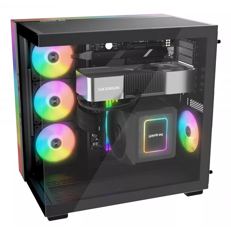 PC korpusas be quiet! LIGHT BASE 600 LX Midi Tower juodas