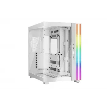 Korpusas be quiet! LIGHT BASE 600 DX White Midi Tower, ATX/microATX/Mini-ATX, stiklinis šonas, RGB priekis, USB-C