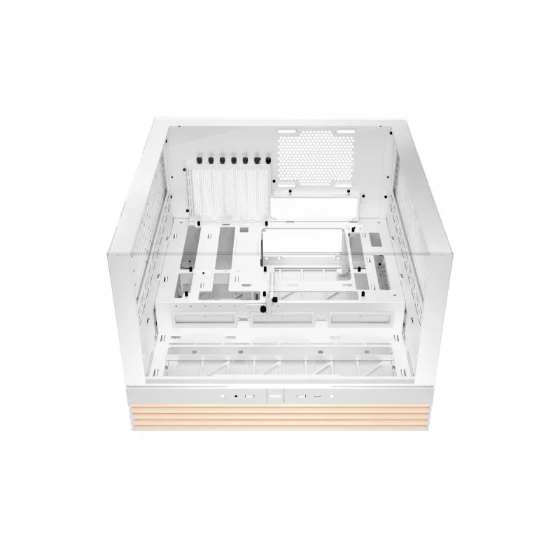 Korpusas be quiet! LIGHT BASE 600 DX White Midi Tower, ATX/microATX/Mini-ATX, stiklinis šonas, RGB priekis, USB-C