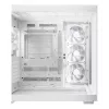 Korpusas be quiet! LIGHT BASE 600 DX White Midi Tower, ATX/microATX/Mini-ATX, stiklinis šonas, RGB priekis, USB-C