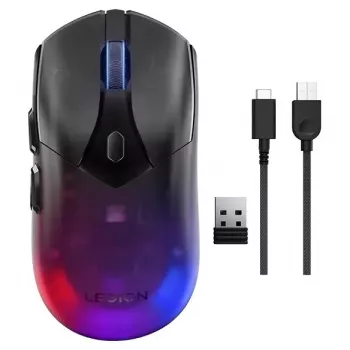Lenovo Legion M410 pelė žaidimams Ambidextrinė RF belaidė + USB Type-C Optinė 16000 DPI