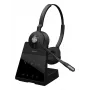 Jabra Engage 65 SE - Stereo, EMEA, belaidė, 40–16000 Hz, biuras/skambučių centras, 83 g, ausinės, juodos