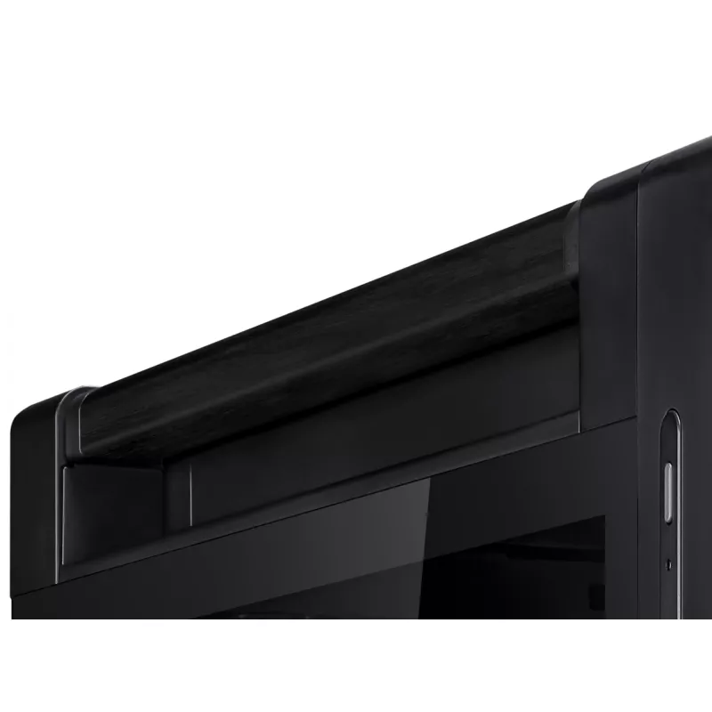 PC korpusas ASUS ProArt PA602 Wood Edition Midi Tower Juodas – Medis, ATX/EATX, Grūdintas stiklas, 4×3,5 colio / 8×2,5 colio, GPU iki 450 mm
